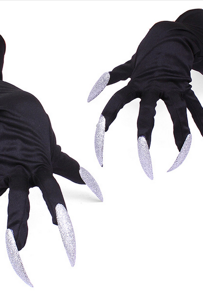 cool hollowen cosplay gloves