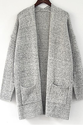 Women&amp;#039;s Solid Colored Basic Cardigan