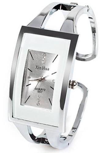 Women's watch,Ladies watch,Fashion Watch,Unique Creative Watch,Square Watch,Quartz Silver Rhinestone watch,Imitation Diamond watch,Analog watch,Casual watch,Bangle watch