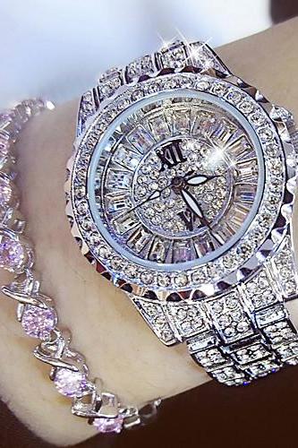 Women's watch,Ladies Luxury Watches,Diamond Watch,Japanese Quartz watch,Stainless Steel watch,Casual Watch,Analog Charm watch,Fashion watch,Bling Bling watch