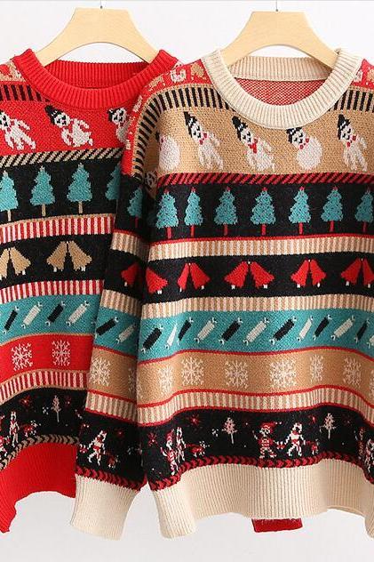 Korea style Christmas sweater 