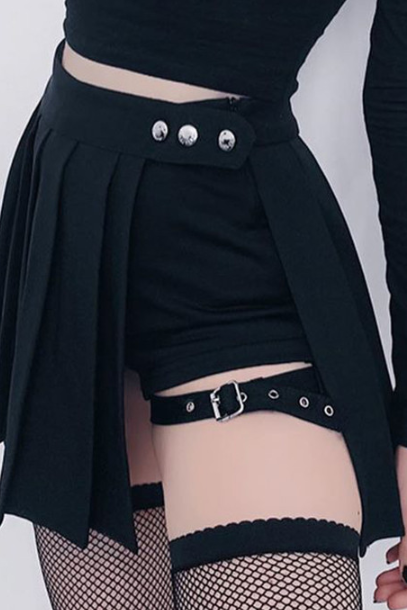 Sexy Gothic Women Mini Skirt