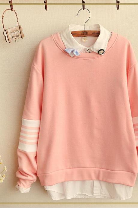 2015 New fashion sale Retro Pastel Color Sweater