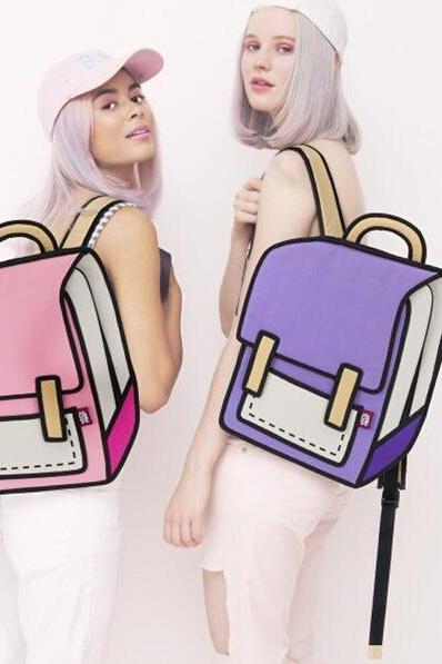 2016 New fashion women Anime 3D Backpack