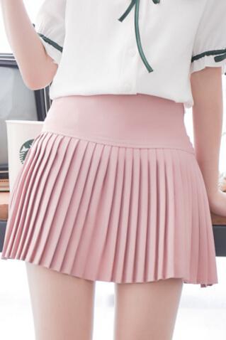 2016 summer new fashion Retro Pleated Skirt