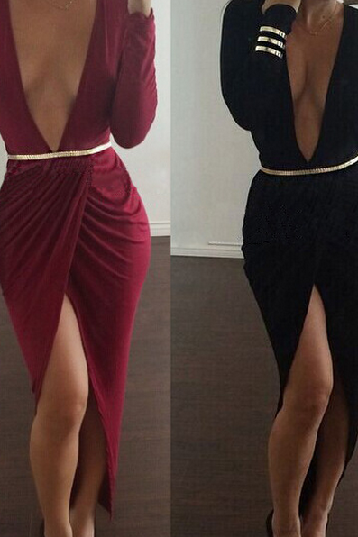 2016 fashion and SEXY DEEP V DRESS for summer