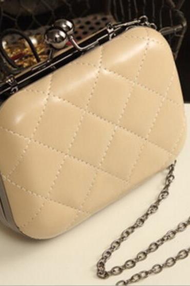 Candy-colored Link Chain Handbag/clutch Bag/evening Bag/shoulder Bag