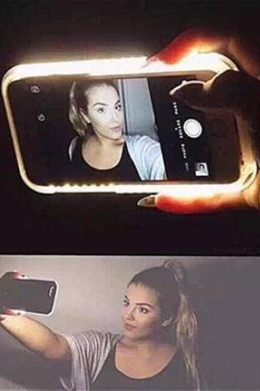 Luxury LED Light Selfie Phone Case for iPhone 6 6S 6splus 4.7'' 5.5'' Luminous Phone Cover