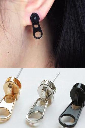 Zipper Ear Stud