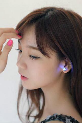 LED Stars shine stud earrings