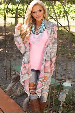 Women Harajuku Autumn Long Sweater Cardigan