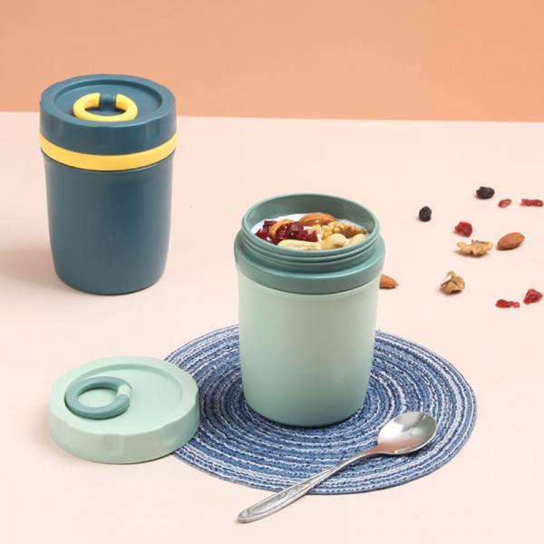 Thermal Lunch Box Food Container PP Material Vacuum Cup Soup Cup Portable Insulated Breakfast Tableware 