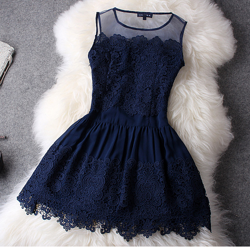 HASASERIES HS1027 Lace Up Floral Dress Long Skirt