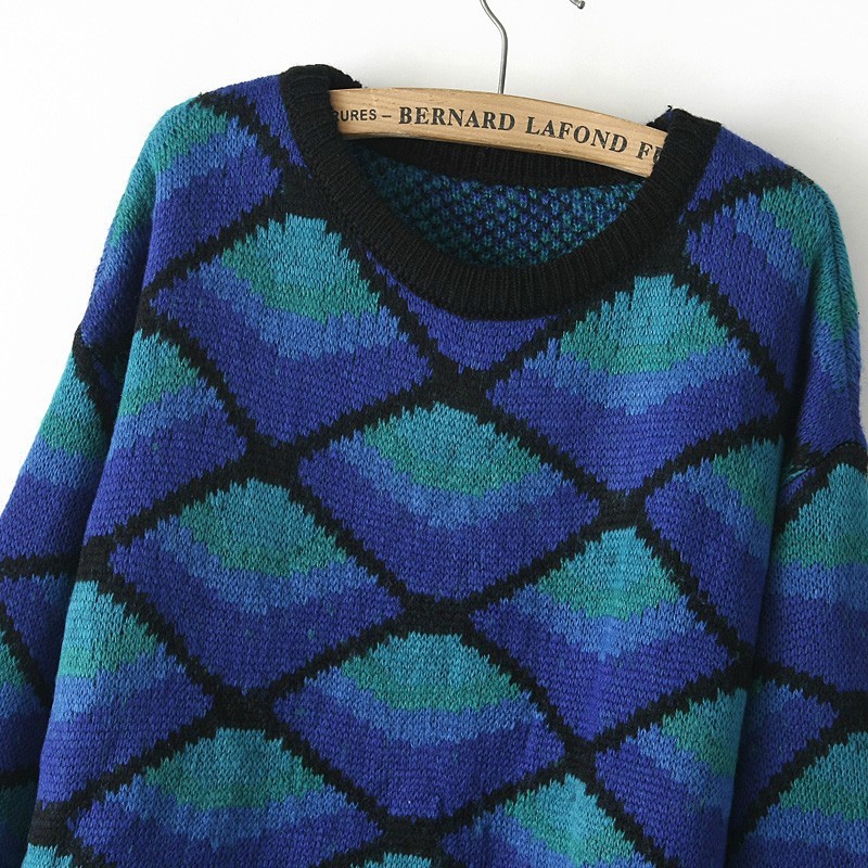 geometric shape sweater